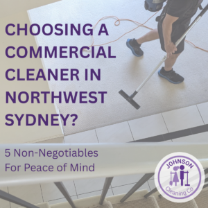 Hills District Commercial Cleaner Johnson Cleaning Co